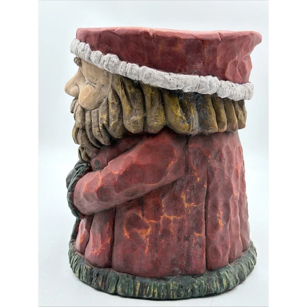 VTG RARE SANTA CLAUS Chalkware Decor 14.5
